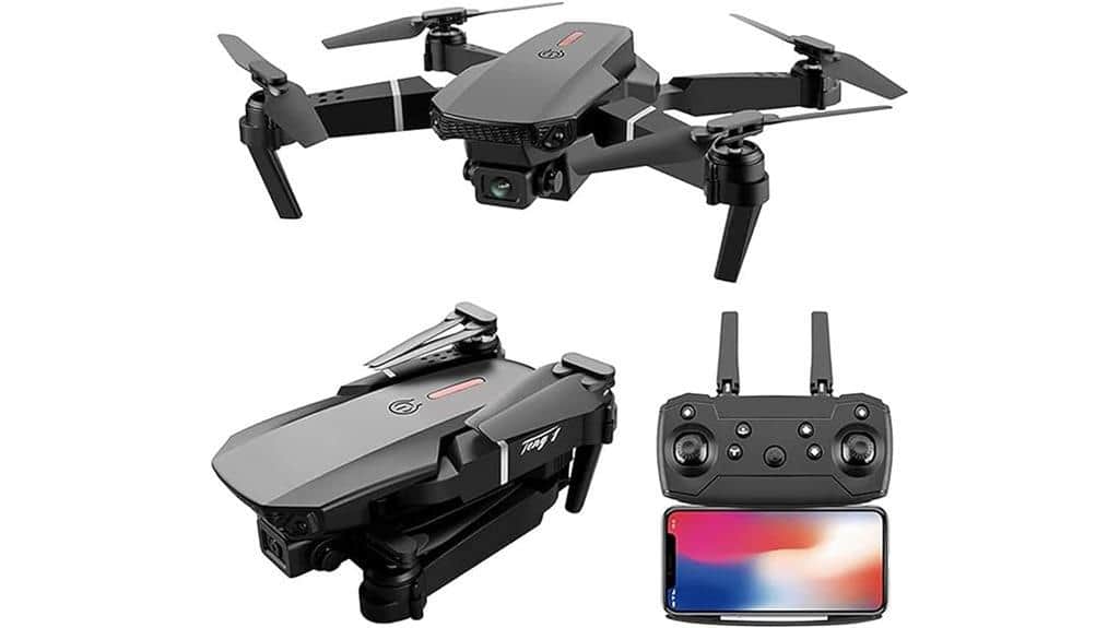 foldable drone with dual cameras